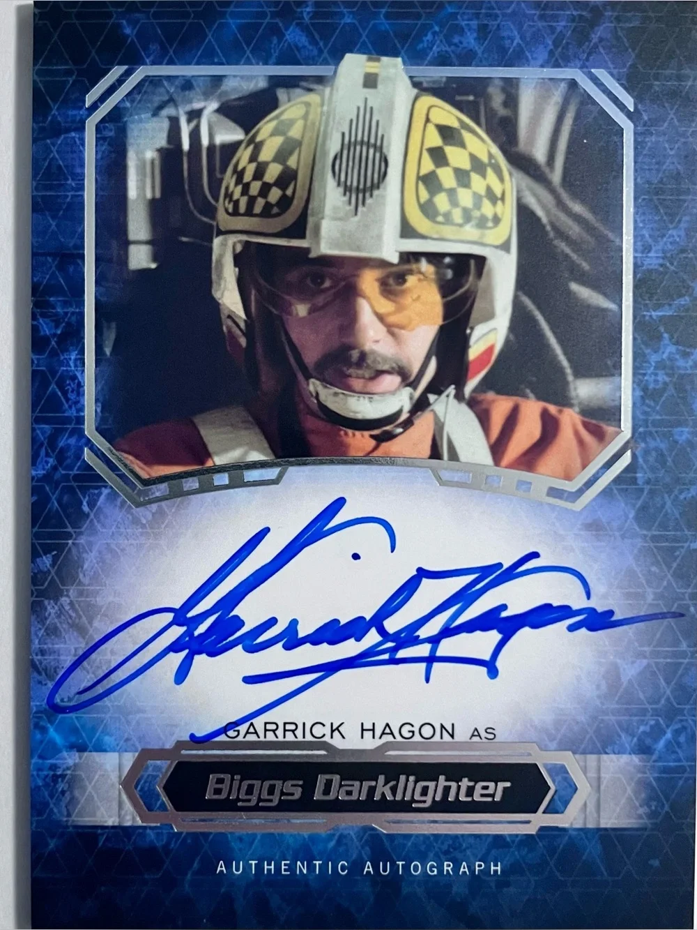 STAR WARS 2016 Masterwork SIGNED Card / GARRICK HAGON as Biggs Darklighter, RARE
